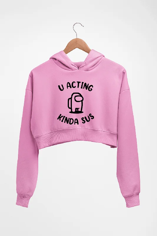 zip-up hoodieAmong Us Crop HOODIE FOR WOMEN