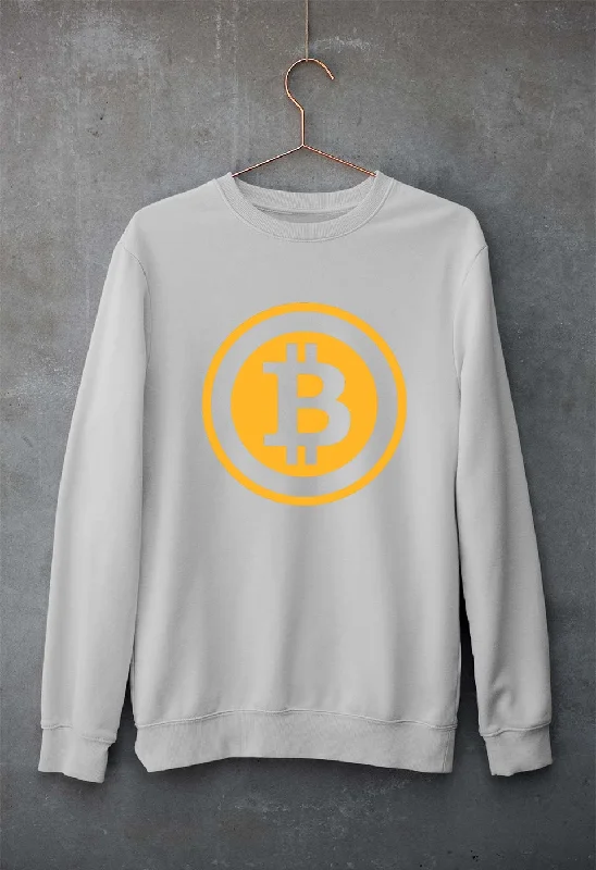 soft athletic sweatshirtCryptocurrency Bitcoin Unisex Sweatshirt for Men/Women