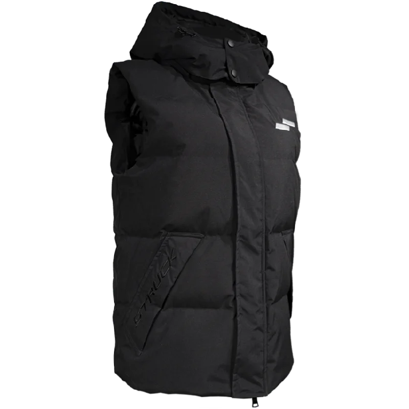 Down Vest: Black