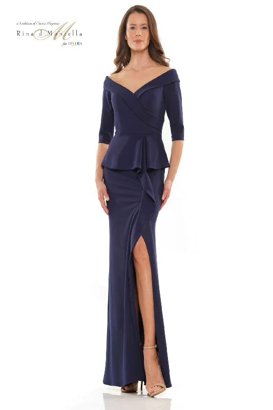 textured dressRina Di Montella RD2764