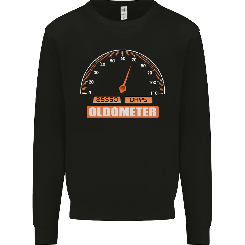 trendy sports sweatshirt70th Birthday 70 Year Old Ageometer Funny Mens Sweatshirt Jumper