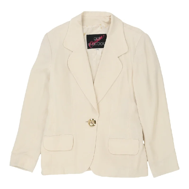 Gai Mattiolo Blazer - XL Beige Acetate