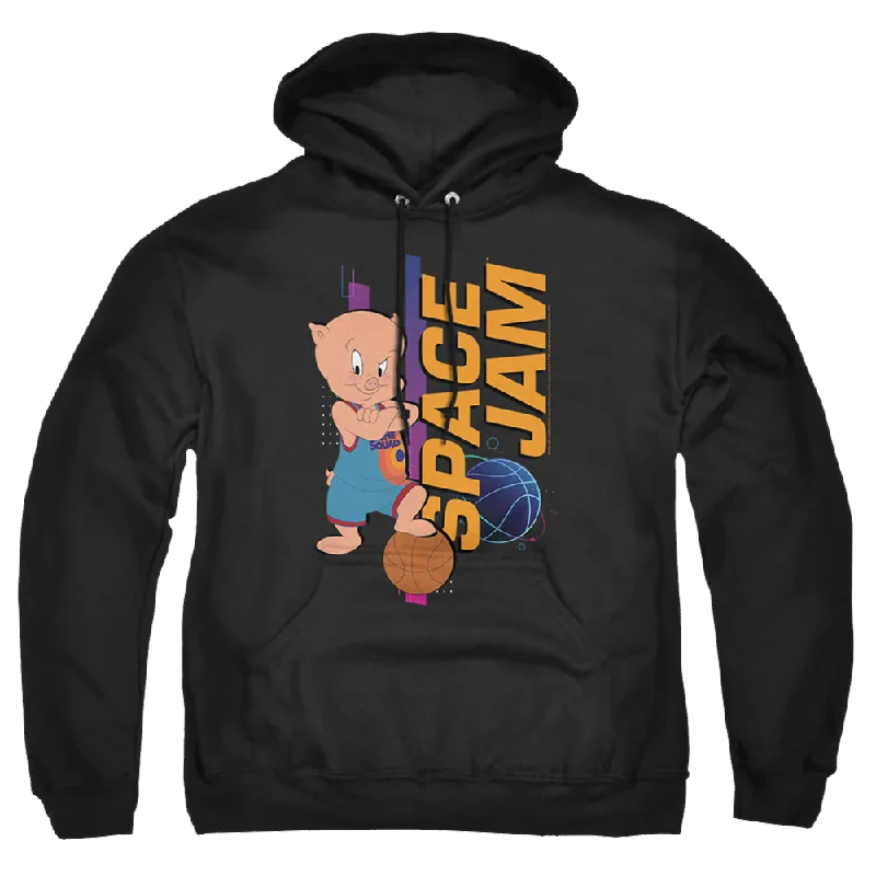 oversized pullover sweatshirtSpace Jam - A New Legacy Porky Standing - Pullover Hoodie