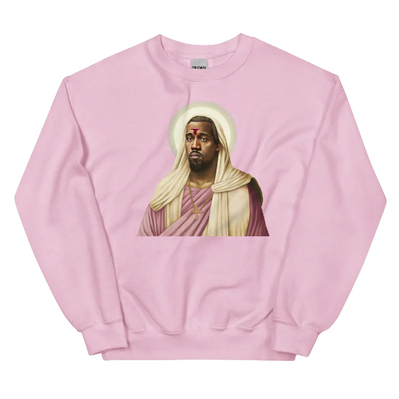 versatile gym hoodieKanye Christ Unisex Sweatshirt