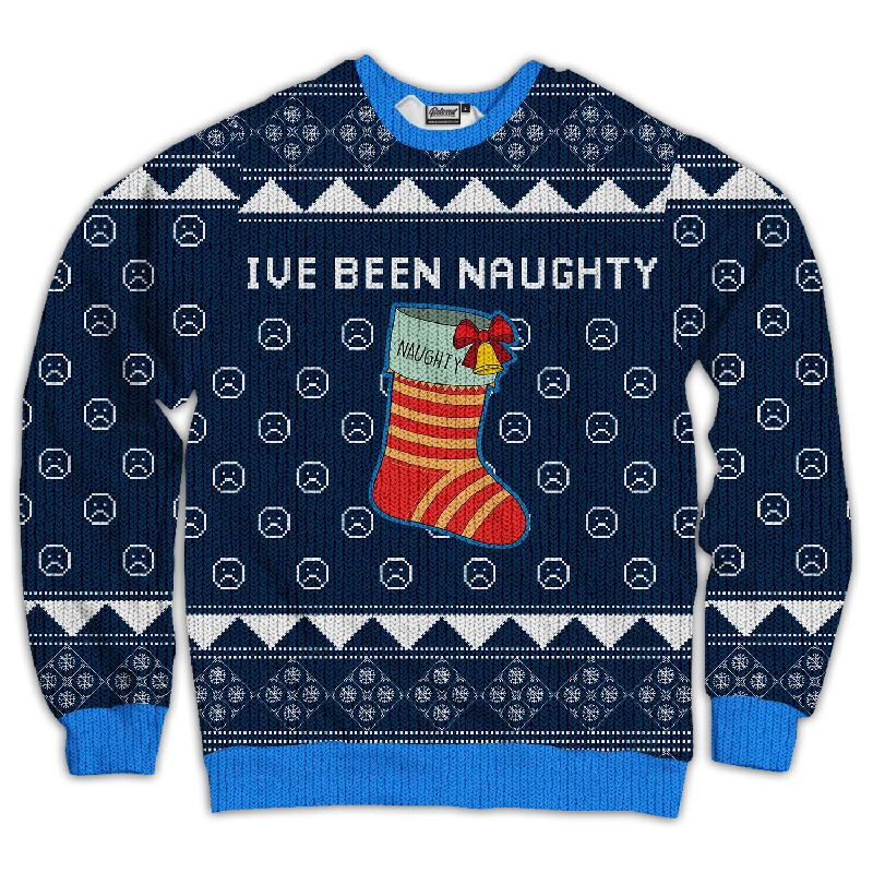 loose fit sports sweatshirtI've Been Naughty Unisex Sweatshirt