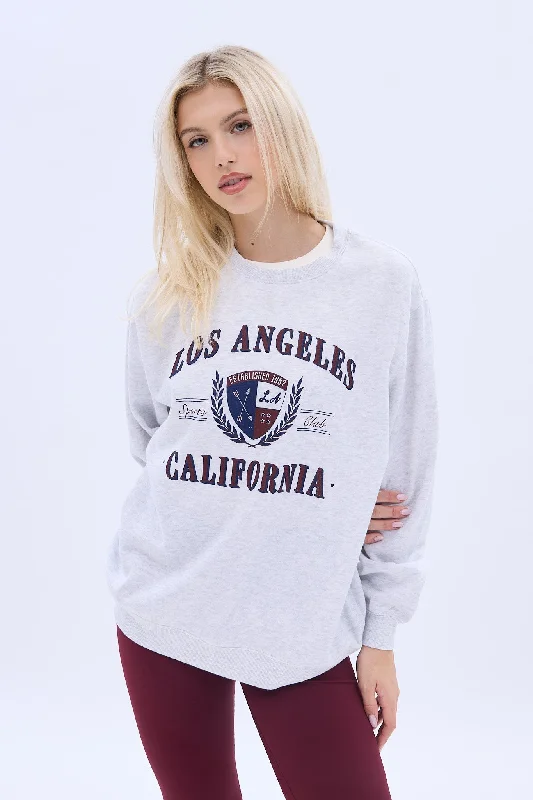 high-fashion hoodieAERO Crew Neck Oversized Sweatshirt