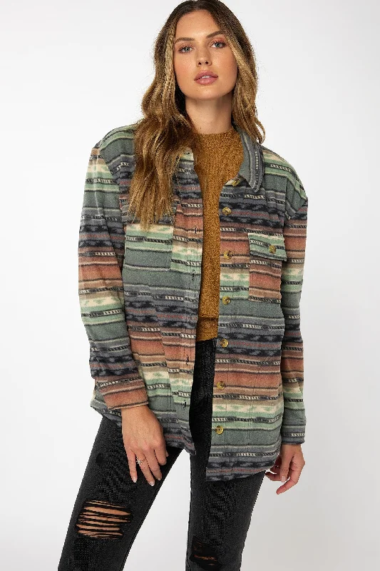 warm hoodieLADIES COLLINS SUPERFLEECE FLANNEL TOP