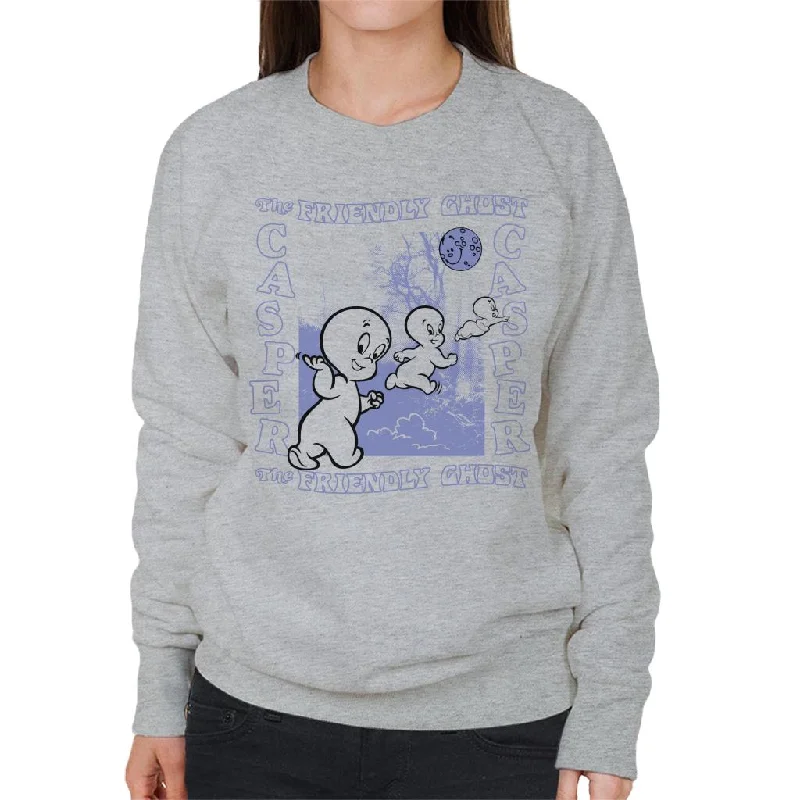 fitness lifestyle hoodieCasper The Friendly Ghost Forest Moon Women's Sweatshirt