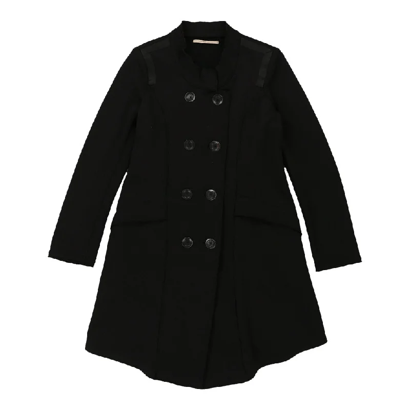 Marithe Francois Girbaud Coat - Small Black Polyamide