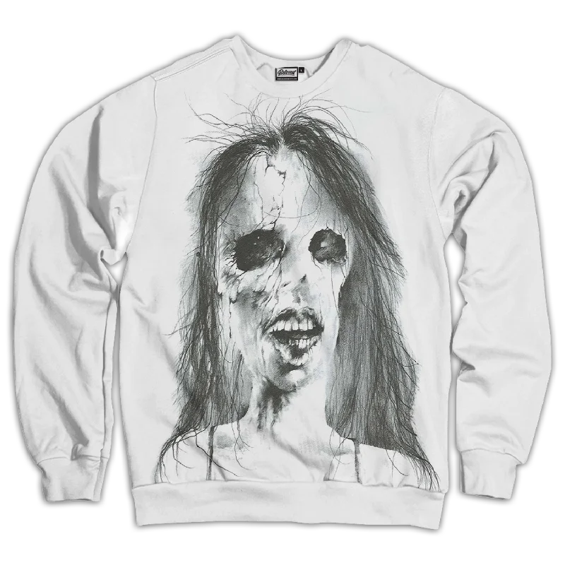 fitted workout sweatshirtScary Girl Unisex Sweatshirt