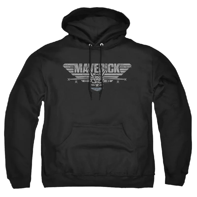 comfy hoodieTop Gun Maverick Maverick Plane Logo - Pullover Hoodie